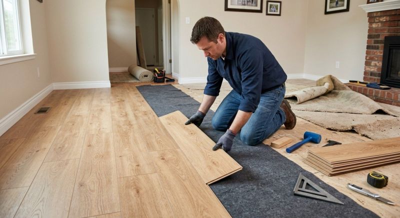 Laminate Floor Remodeling in Tarrant County, TX