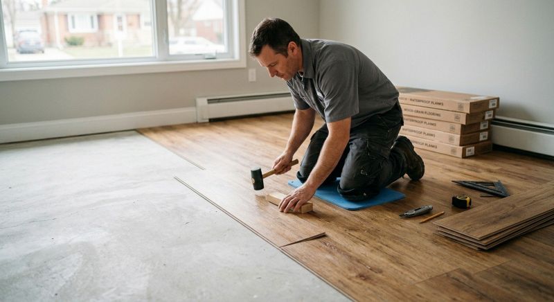 Linoleum Floor Installation in Burleson, TX