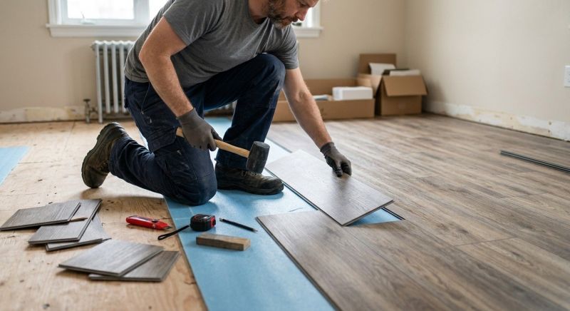 Linoleum Floor Installation in Cedar Hill, TX