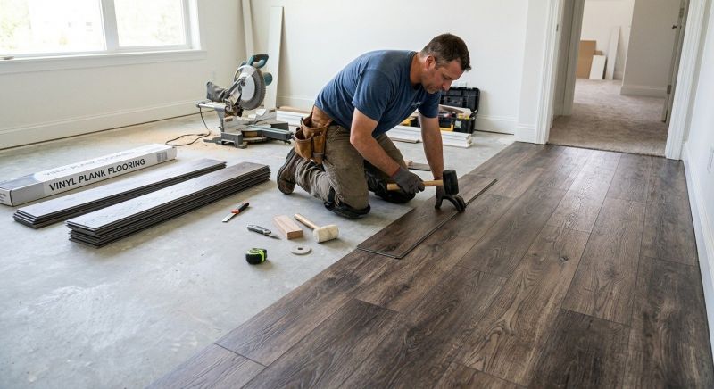 Linoleum Floor Installation in Coppell, TX