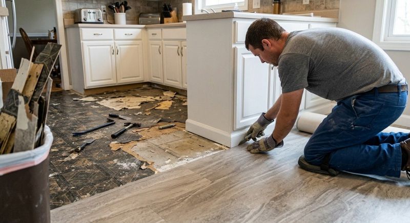 Linoleum Floor Installation in Grapevine, TX