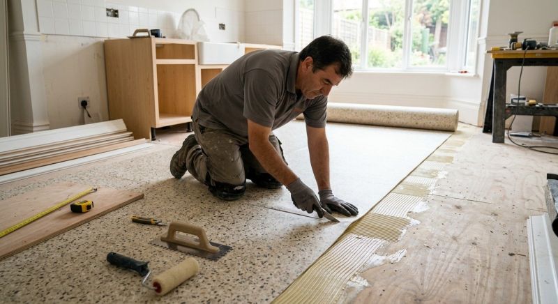 Linoleum Floor Installation in Tarrant County, TX