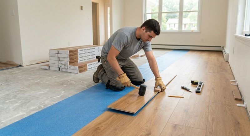 Lvt Flooring Installation in Azle, TX