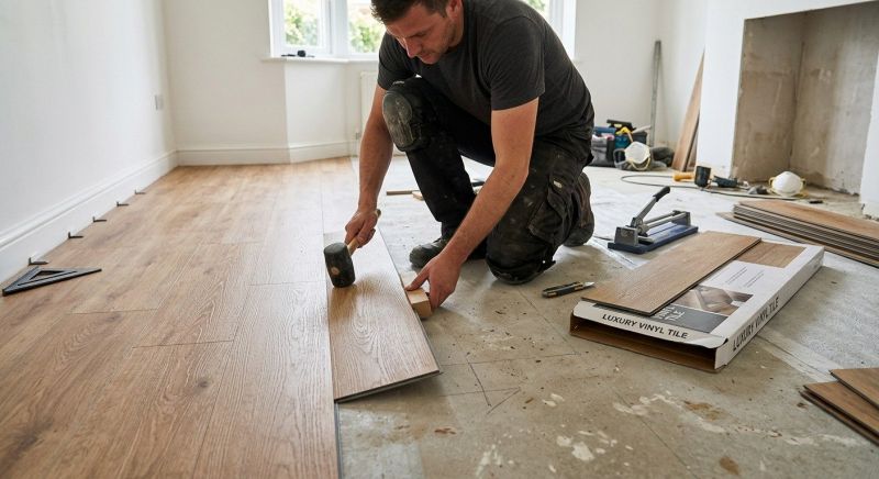 Lvt Flooring Installation in Rhome, TX