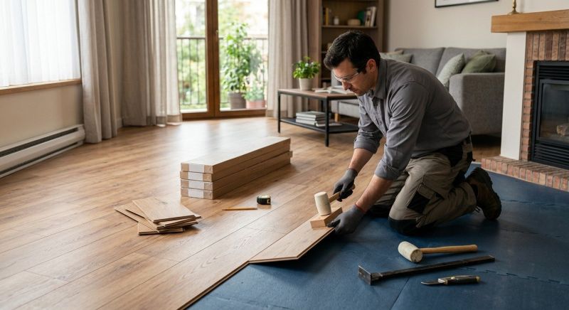 Plank Laminate Installation in Tarrant County, TX