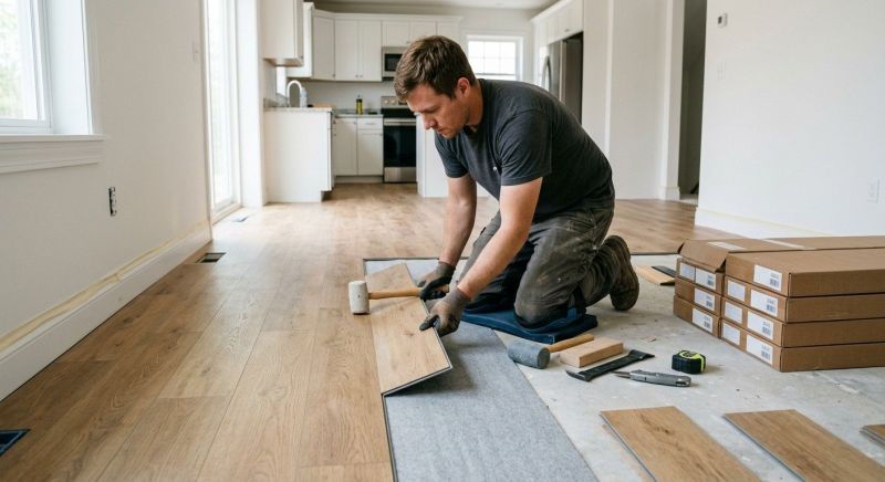 Vinyl Plank Floor Installation in Tarrant County, TX