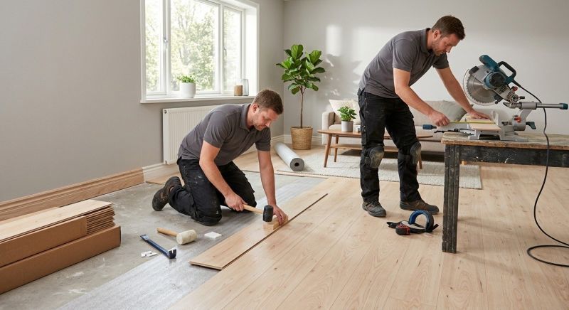 Wood Laminate Installation in Tarrant County, TX